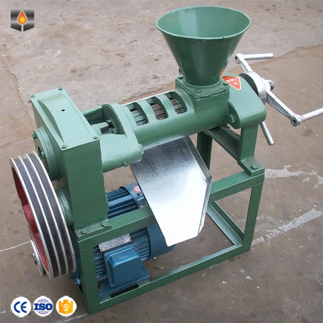 Screw type cold and hot soybean oil extraction machine