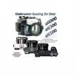 seafrogs A6300 Waterproof Housing Underwater Case for Sony A6300 Camera 16-50mm Lens  with free Red Filter