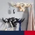 Import Self-adhesive deer antler wall hook towel handbag wall mounted towel robe hook from China