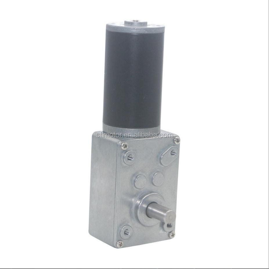 Buy Self-lock 6v 12v 24v Dc 31mm Worm Geared Motor High Torque Electric ...