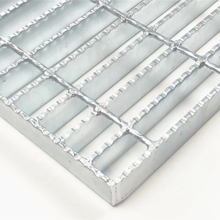 Serrated Steel Bar Grating Hot-dip Galvanized Expanded Metal Mesh Grill Building Construction Materials