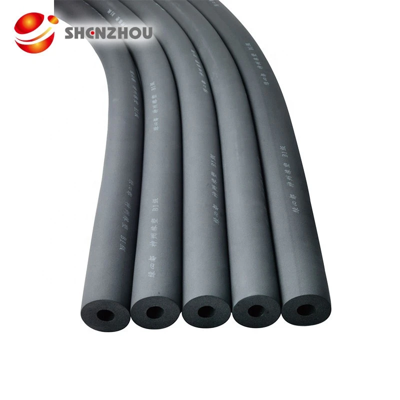 Shenzhou tubular rubber foam and rubber pipe insulation heat resistant rubber foam fireretardant pipe Waterproof Tube