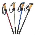 Shock-resistant Adjustable Trekking Pole Climbing Walking Hiking Stick Factory Direct Wholesale Folding Carbon Tungsten Steel 02