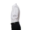 short sleeves white airline pilot shirt