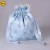 Import Sinicline Blue Color Drawstring Satin Underwear Bag from China