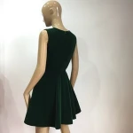 Sleeveless Velvet Vintage Prom Dress