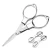 Import Small stainless steel travel portable mini folding scissors fishing cutting shearing stretch tool from China