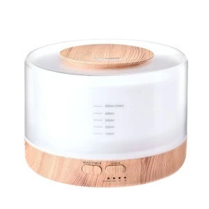 Smart Bluetooth Speaker Humidifier Wood Aromatherapy Machine Ultrasonic Home Bedroom Colorful Night Lights Air Purifier