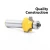 Import solid carbide 1/2 Round Over Edging router bits  milling cutter woodworking tool from China