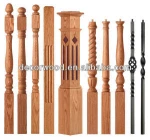 solid wood stair newel posts