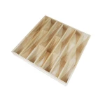 Sound wave reflection of acoustic diffusion plate with new environmental protection material