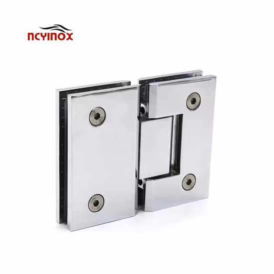 180 Degree Zinc Alloy Bathroom Glass to Glass Door Hinge Shower Hinge