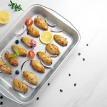 Spot Supplies baking pan Rectangular Deep Baking Tray silver 14.5 inch sheet pan
