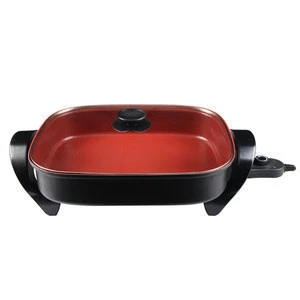 Square shape electric fry pan skillet