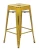 Import stackable backless wood seat marais counter metal vintage industrial bar stools from China