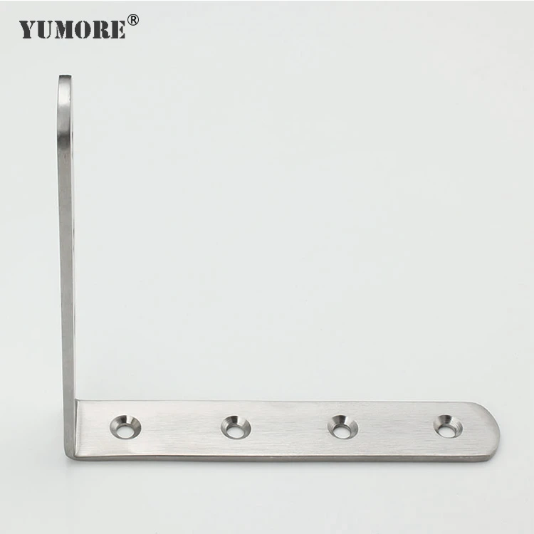 stainless steel air conditioner steel channel L frame support wall mount kitchen shelf brackets metal