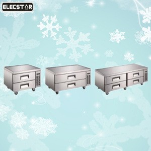 Stainless Steel Commercial Counter,Refrigerated Chef Base/Drawered Refrigerator kitchen equipment with Drawers
