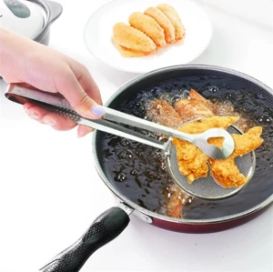 stainless steel  frying food colander strainer spoon for kitchen
