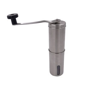 Stainless Steel Manual Coffee Grinder with Ceramic Burr hand coffee grinder, Hand Crank Coffee Mill new improved