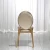 Import Stainless steel metal luxury hollow design changeable backrest gold wedding banquet hotel home useful wedding chair from China
