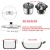 Import Stainless Steel Strainer Colander Set 4pcs multi functional large fine mesh stainless steel basket washing bowl with glass lid from China