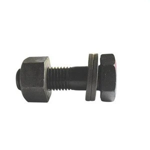 Standard size astm A193 B7 hexagon stud bolts with Nut