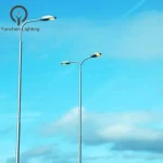 Steel Octagonal Solar Road Traffic LED Powder Coating Street Lighting/Light Pole