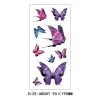 Stock High Quality  Harmless Wholesale  3D Butterfly Temporary Tattoo Sticker   Waterproof And Lasting  Sexy To Customize