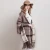 Import Stock women winter shawl scarf two sides plaid blanket poncho with sleeves from China