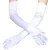 Stretch Satin Wrist Elbow Opera Extra Long  Gloves
