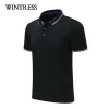 Striped collar soft 100% linen fiber mens polo shirt wholesale,high quality custom polo t-shirt logo blank