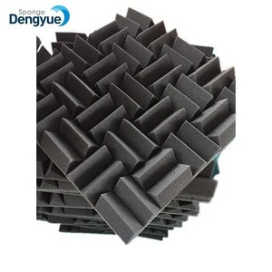 Studio soundproof fireproof and sound insulation pyramid acoustic foam for recording studio decorative