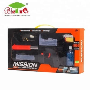 summer popular toy easy play water bullet toy gun with colorful light