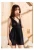 Import Summer Womens Sleepwear V-Neck Sexy Nightdress Casual Nightgown Comfortable Lace Pajama Solid Color Bifurcation Nightwear from China