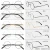 Import SUNNY 2021 hot selling small round pure Titanium Frame Glasses bule light blocking glasses for men women from China