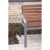 Import Super Quality Outdoor Wood and Metal Garden Bench with Back Leisure Garden popular Bench Seat Design from China
