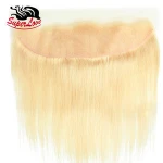 SuperLove Virgin Human Hair 13x4 613 Straight Lace Frontal Closure preplucked With Baby Hairs Factory Directly Provided