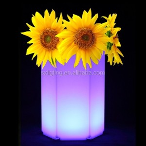 SX-5043-ICB Double Use LED Flower Vase and LED Ice Bucket / LED Home Decorative Lighting / LED Flower Pot
