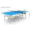 SZX 2740mm Standard size aluminum waterproof folding outdoor table tennis table with removable casters