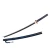 Import T10 steel black saya blue handle ophidian tsuba japanese samurai katana sword from China