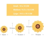 Tabletex Wholesale New Design Sunflowers PVC Waterproof Anti Slip Cup Mat Coaster,Cup Mats
