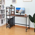 tabletop table study customize adjustable home office desks   pc gaming table standing computer table desks with shelves