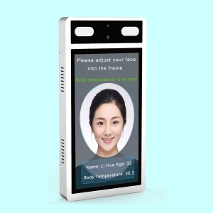 The face recognition instrument automatically measures the temperature, attendance and other information  HW-TF100