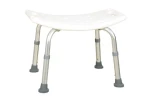 The most popular shower chair--- Tool-free Assembly 4 Legs Adjustable Square Shower Chair