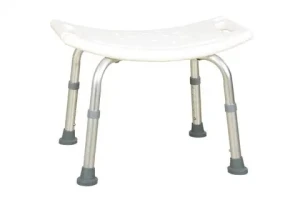 The most popular shower chair--- Tool-free Assembly 4 Legs Adjustable Square Shower Chair