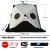Import Thicken and cotton outdoor camping ice fishing tent winter warm and cold and windproof field automatic tent Panda style from China