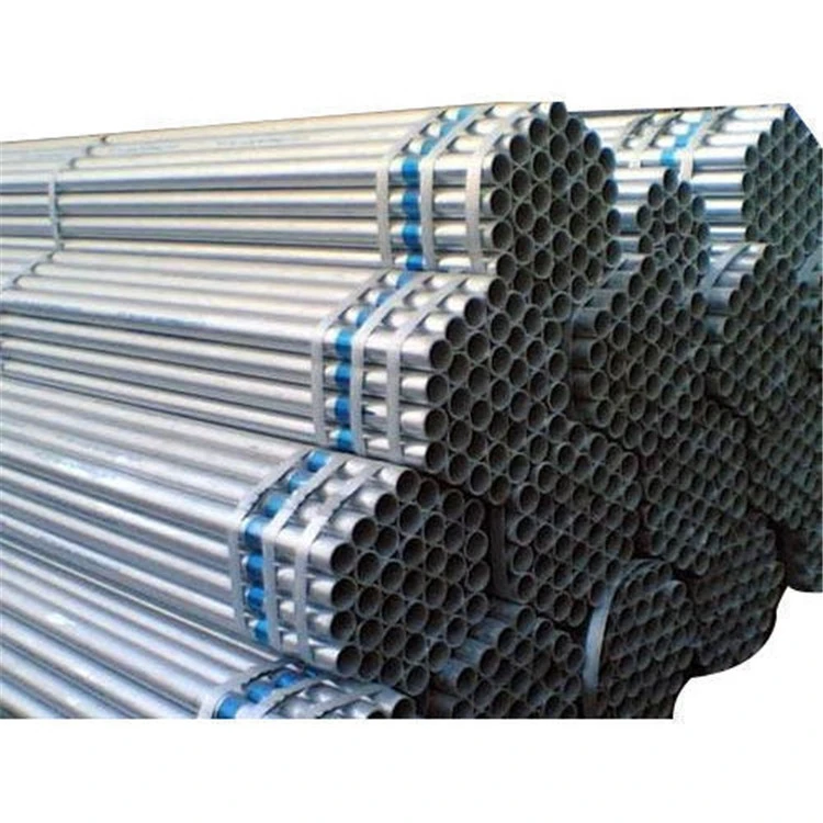 Tianjin SS Galvanized Pipe For Greenhouse  Construction Metal BS1387 GI Pipe Tianjin Steel Pipe