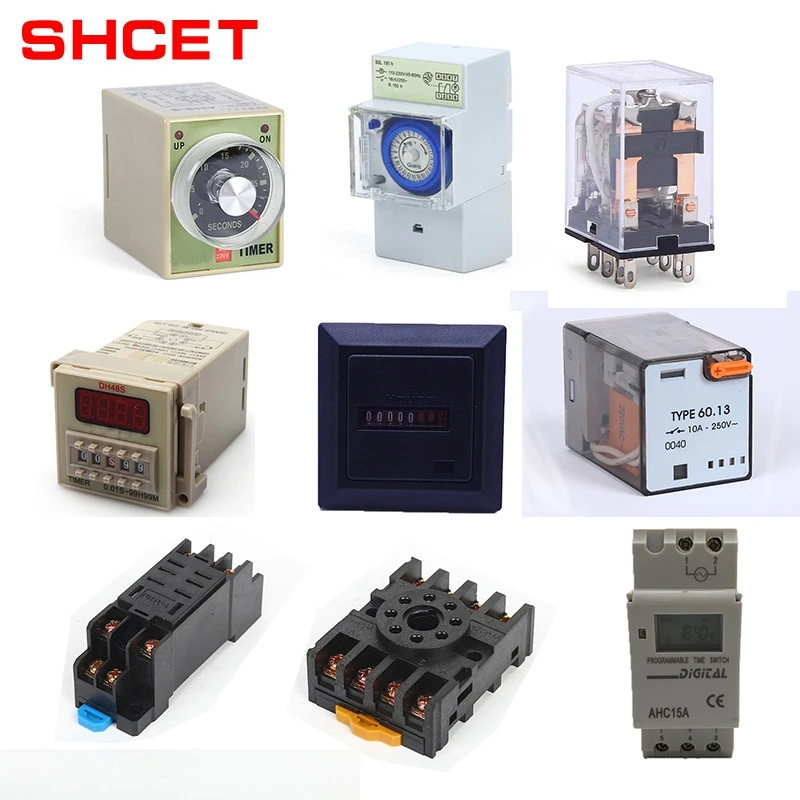Timing Relay Switch Din rail Time Relay From SHCET