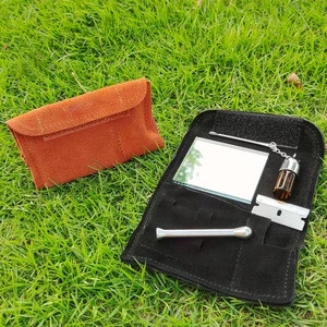 Tobacco Pouch Bag+Snuff Snorter Tool Sniffer Straw Hooter Hoover Pouch Bag Pipe Case Pocket