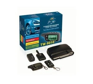 TOMAHAWK TW9010 car alarm/ russia and engilish manual car alarm/united states auto security car alarm